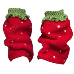 Other|Socks*Boogzel Clothing Strawberry Knit Leg Warmers