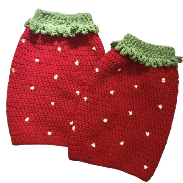 Other|Socks*Boogzel Clothing Strawberry Knit Leg Warmers