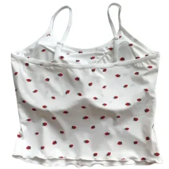 Y2K Tops|Crop Tops*Boogzel Clothing Strawberry Print Tank Top White