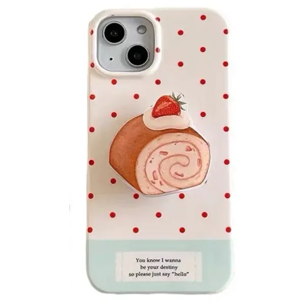 Iphone Cases*Boogzel Clothing Strawberry Swiss Roll iPhone Case