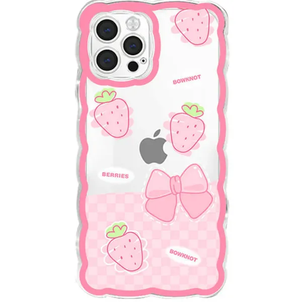 Iphone Cases*Boogzel Clothing Strawberry Wave iPhone Case Pink