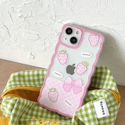 Iphone Cases*Boogzel Clothing Strawberry Wave iPhone Case Pink