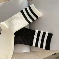 Socks*Boogzel Clothing Striped Crew Socks