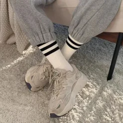 Socks*Boogzel Clothing Striped Crew Socks