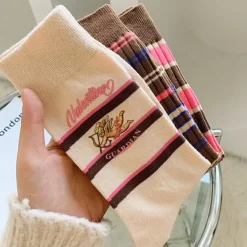 Socks*Boogzel Clothing Stripes Aesthetic Socks
