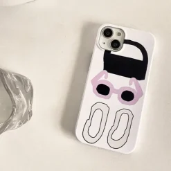Iphone Cases*Boogzel Clothing Stylish Sunglasses iPhone Case White