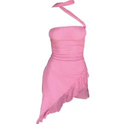 Dresses & Rompers*Boogzel Clothing Summer In Paris Halter Ruffle Dress