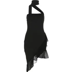 Dresses & Rompers*Boogzel Clothing Summer In Paris Halter Ruffle Dress