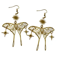 Earrings*Boogzel Clothing Sun & Butterfly Earrings Gold