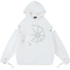 Hoodies*Boogzel Clothing Sun & Moon Rhinestone Hoodie