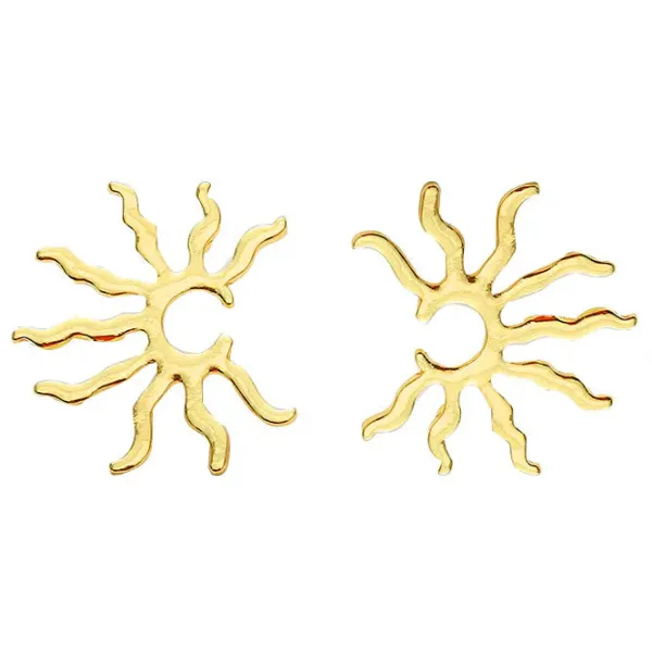 Earrings*Boogzel Clothing Sun Earrings Gold