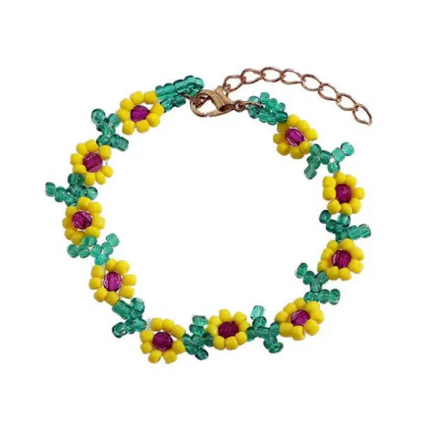 Necklaces & Chokers*Boogzel Clothing Sunflower Beaded Necklace