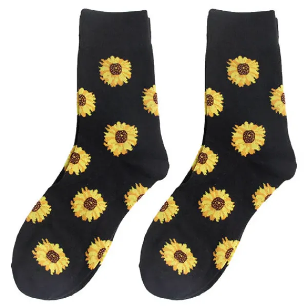 Socks*Boogzel Clothing Sunflower Print Socks