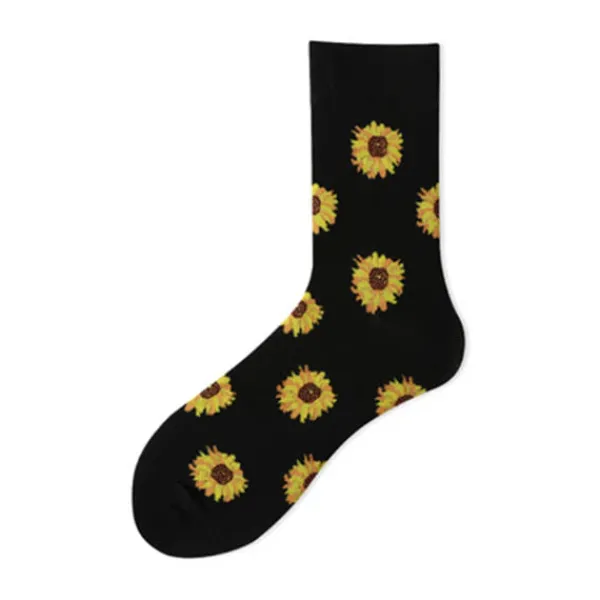 Socks*Boogzel Clothing Sunflower Print Socks