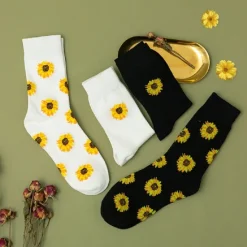 Socks*Boogzel Clothing Sunflower Print Socks