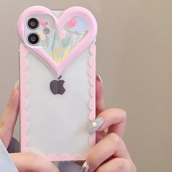 Iphone Cases*Boogzel Clothing Sunny Day Heart iPhone Case Pink