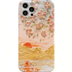 Iphone Cases*Boogzel Clothing Sunset Oil Painting iPhone Case