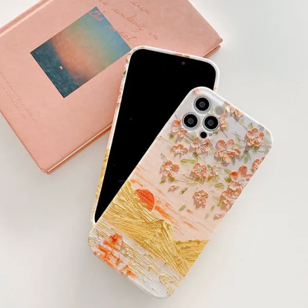 Iphone Cases*Boogzel Clothing Sunset Oil Painting iPhone Case