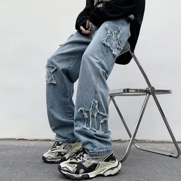 Jeans*Boogzel Clothing Superstar Behavior Jeans Blue
