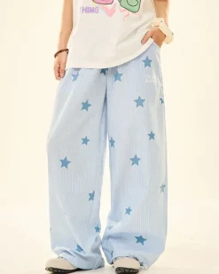 Pants & Trousers*Boogzel Clothing Sweet Attitude Baby Star Pants Blue