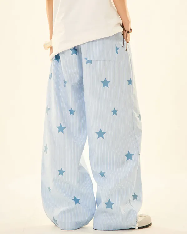 Pants & Trousers*Boogzel Clothing Sweet Attitude Baby Star Pants Blue