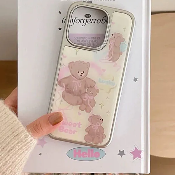 Iphone Cases*Boogzel Clothing Sweet Bear Aesthetic iPhone Case Yellow