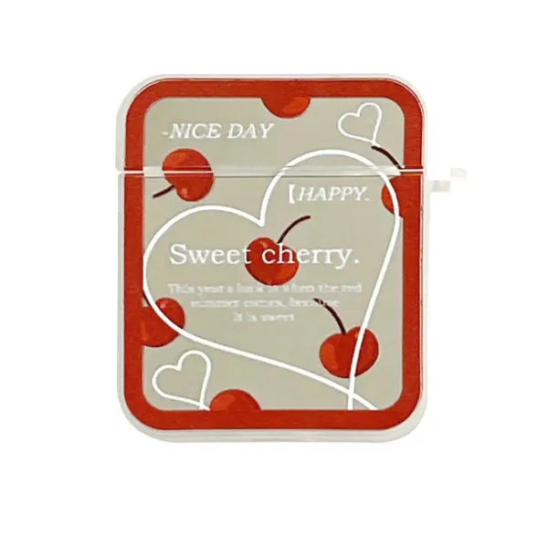 Iphone Cases*Boogzel Clothing Sweet Cherry AirPods Case Red