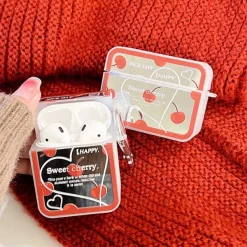 Iphone Cases*Boogzel Clothing Sweet Cherry AirPods Case Red