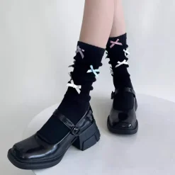 Socks*Boogzel Clothing Sweet Dress Code Bow Socks