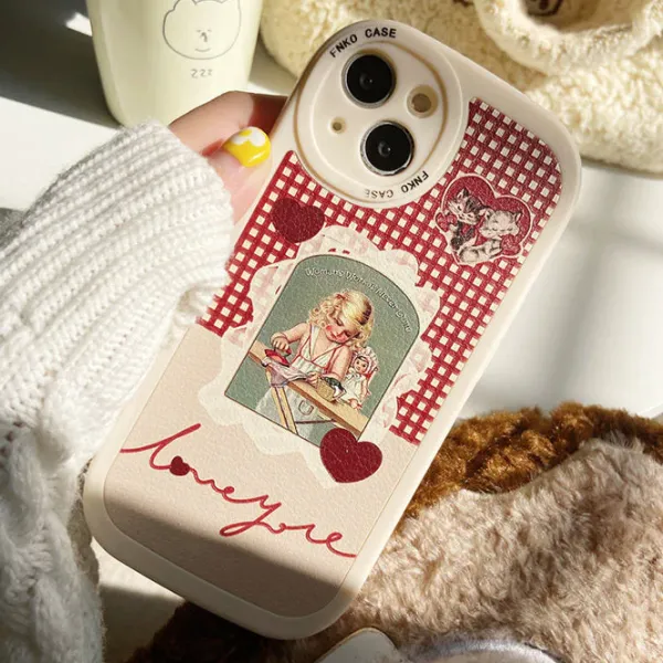 Iphone Cases*Boogzel Clothing Sweet Retro iPhone Case Red