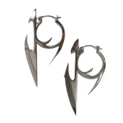 Earrings*Boogzel Clothing Taste Of Danger Earrings Silver