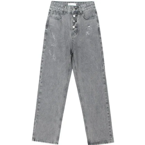Jeans*Boogzel Clothing Teen Craft Baggy Jeans Grey