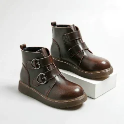Classics|Boots / Platform Boots*Boogzel Clothing Teen Craft Heart Buckle Boots