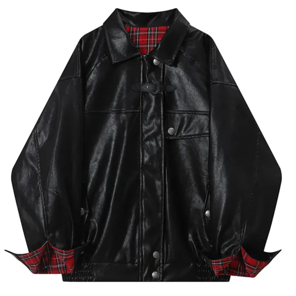 Coats & Jackets*Boogzel Clothing Teen Spirit Grunge Leather Jacket