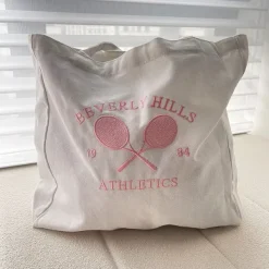Bags & Purses*Boogzel Clothing Tennis Club Tote Bag White