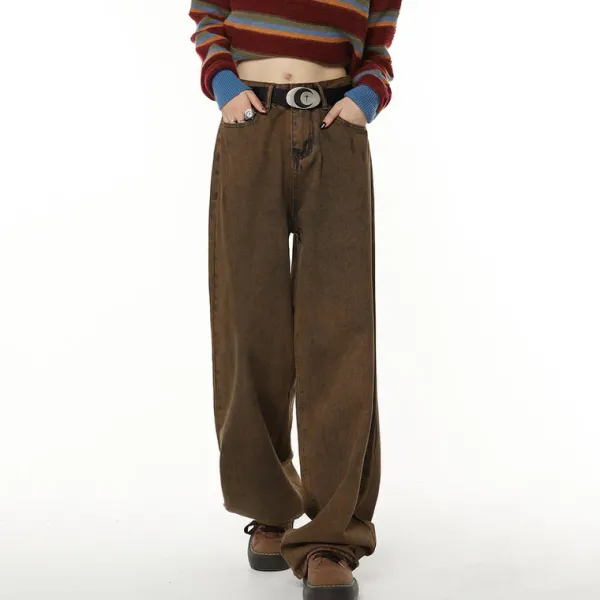 Jeans*Boogzel Clothing The Problem Child Jeans Brown