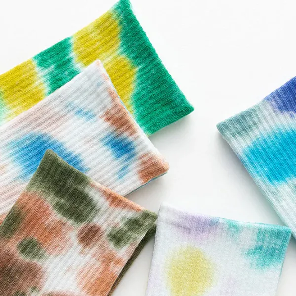 Socks*Boogzel Clothing Tie Dye Crew Socks