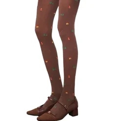 Other*Boogzel Clothing Tiny World Cozy Tights Brown