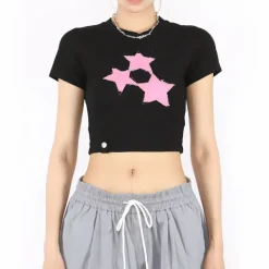 Y2K Tops|Crop Tops*Boogzel Clothing Too Pretty Star Crop Top