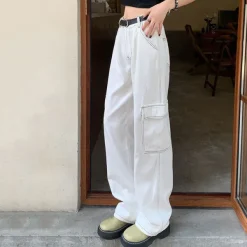 Jeans*Boogzel Clothing Try Again Skater Jeans White
