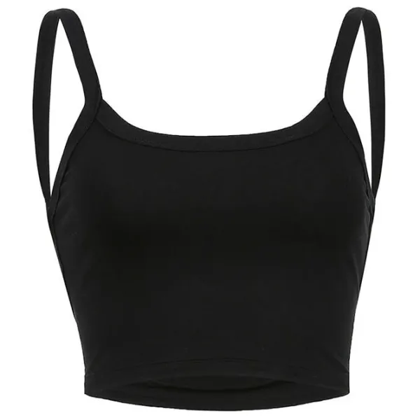 Crop Tops*Boogzel Clothing Try Again Tank Top Black