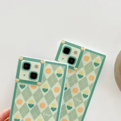 Iphone Cases*Boogzel Clothing Tulip Argyle iPhone Case Green