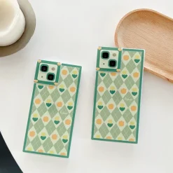Iphone Cases*Boogzel Clothing Tulip Argyle iPhone Case Green