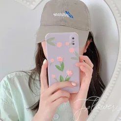 Iphone Cases*Boogzel Clothing Tulip Embroidery iPhone Case Purple