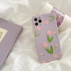 Iphone Cases*Boogzel Clothing Tulip Embroidery iPhone Case Purple