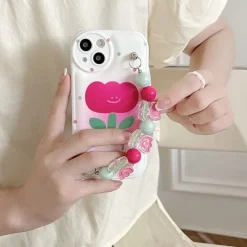 Iphone Cases*Boogzel Clothing Tulip Flower Chain iPhone Case Pink