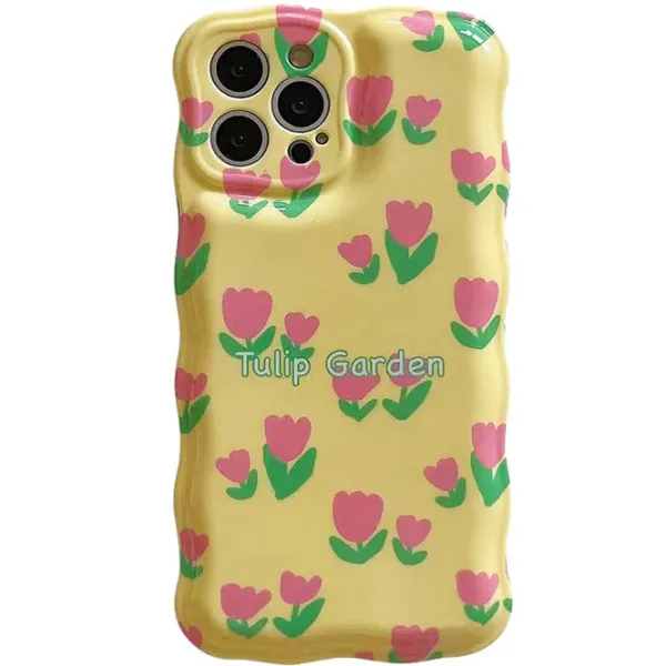 Iphone Cases*Boogzel Clothing Tulip Garden iPhone Case Yellow