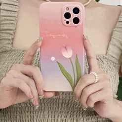 Iphone Cases*Boogzel Clothing Tulip Gradient iPhone Case Pink