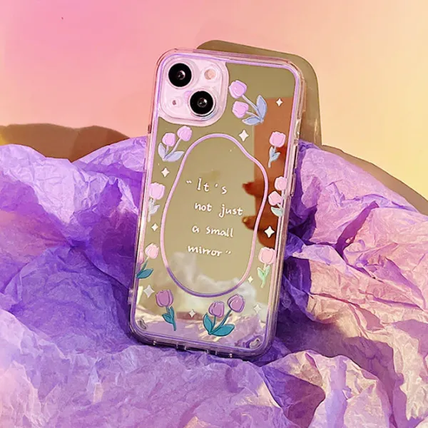 Iphone Cases*Boogzel Clothing Tulips Mirror iPhone Case