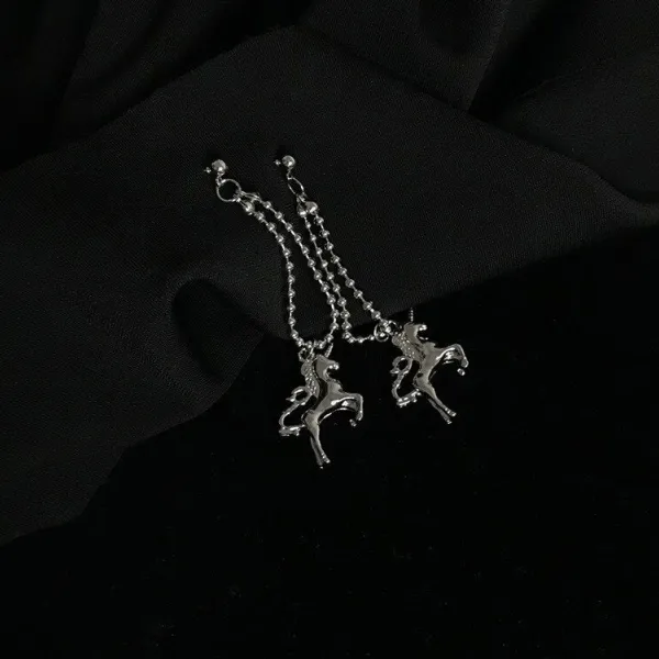 Earrings*Boogzel Clothing Unicorn Earrings Silver